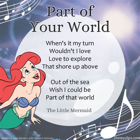 princess ariel singing|ariel mermaid song lyrics.